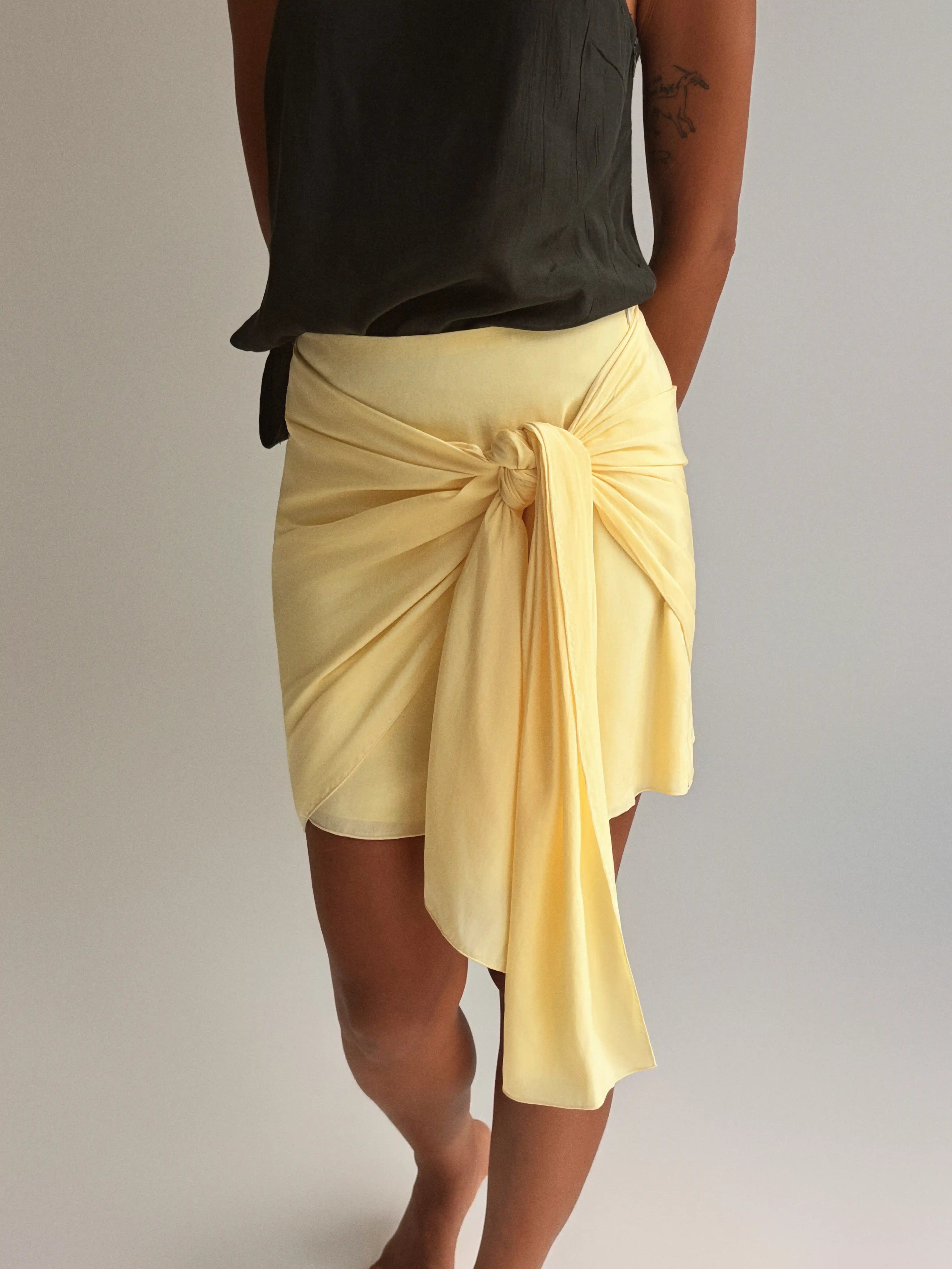 SOLEA Skirt in Lemon